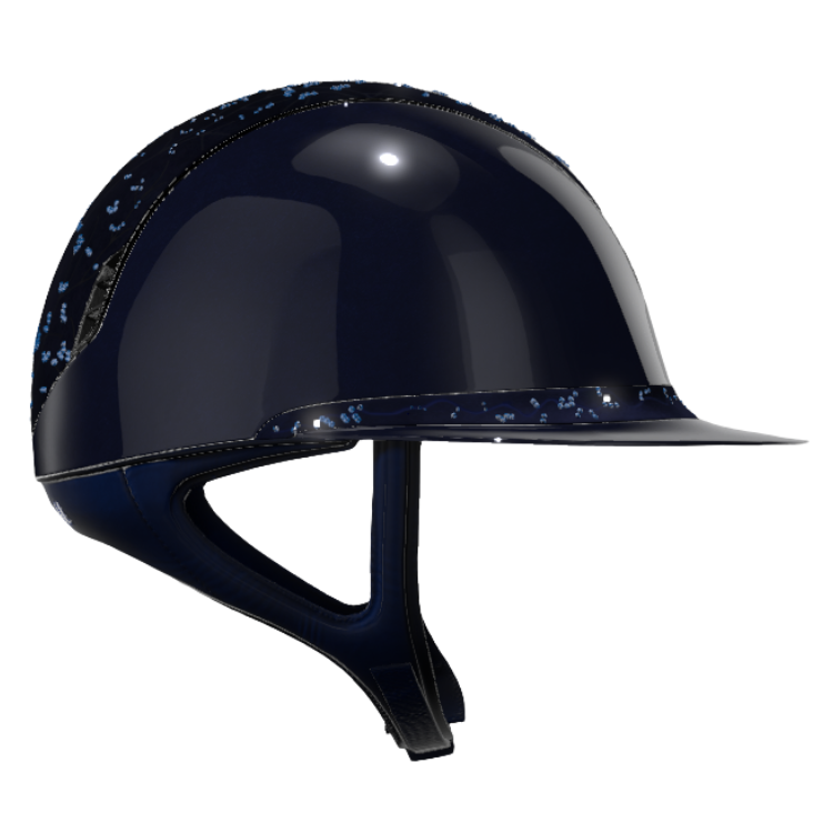 Casque Samshield 2.0 Miss Shield Glossy Modèle 57 MARINE