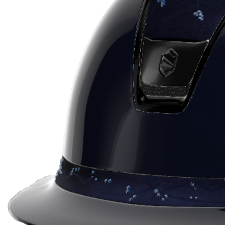 Casque Samshield 2.0 Miss Shield Glossy Modèle 57 MARINE