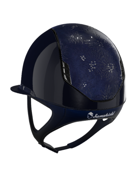 Casque Samshield 2.0 Miss Shield Glossy Modèle 58 MARINE
