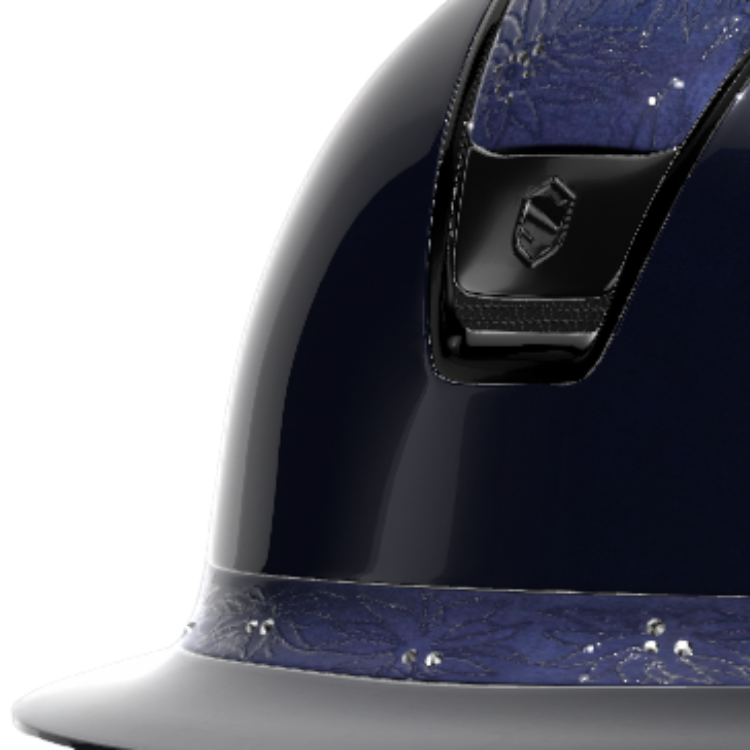 Casque Samshield 2.0 Miss Shield Glossy Modèle 58 MARINE