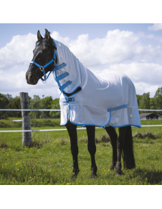 Chemise Filet Riding World Combo Blanc