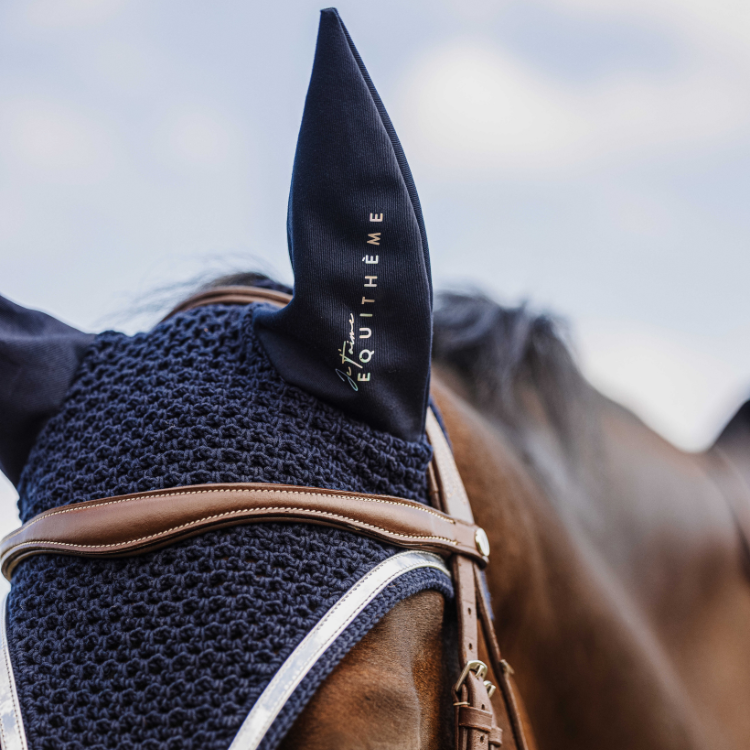 Bonnet Equithème Je T'aime Mirror Marine