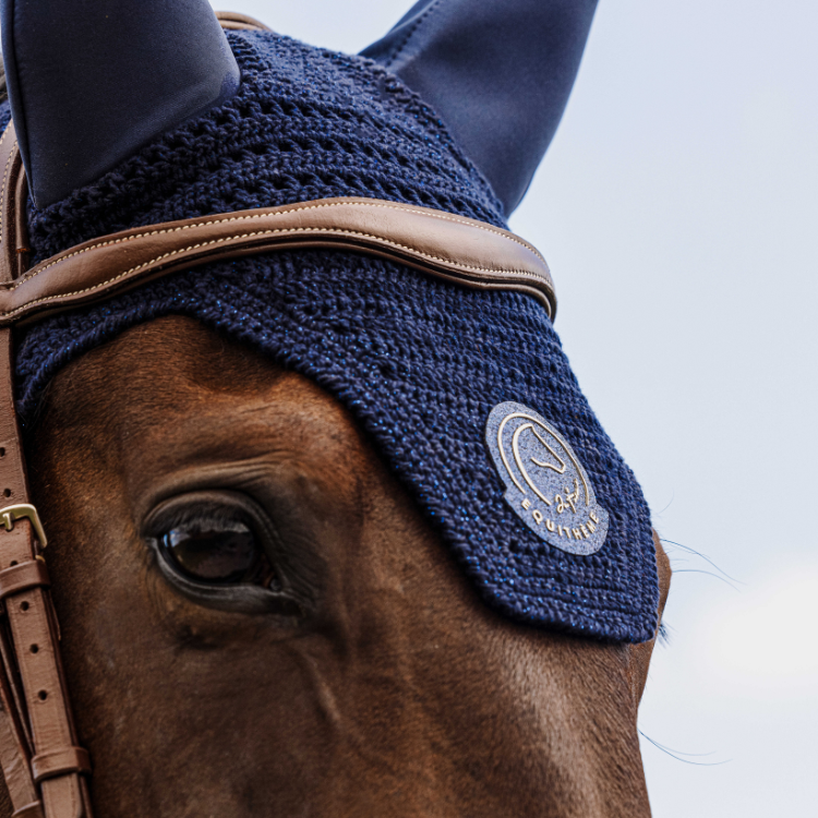 Bonnet Equithème Je T'aime Compet Marine