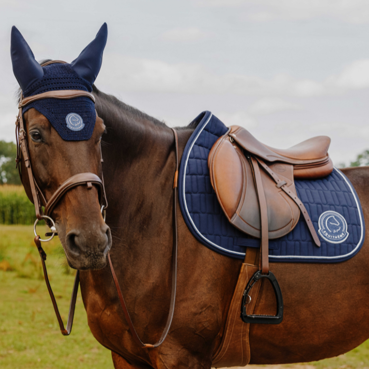 Bonnet Equithème Je T'aime Compet Marine