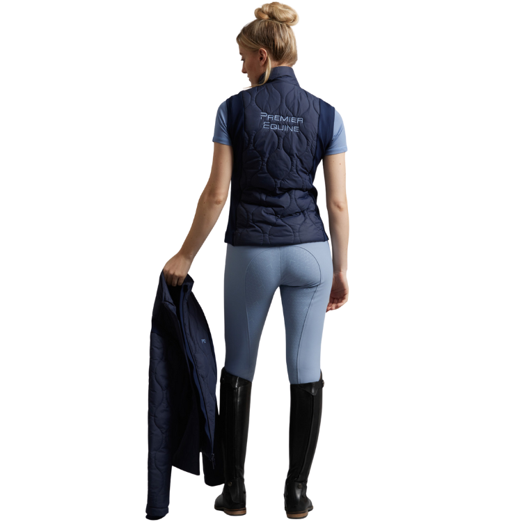 Blouson Sans Manches Premier Equine Campani Marine