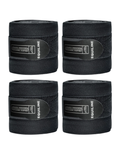 Bandes De Polo Equiline 4m Noir