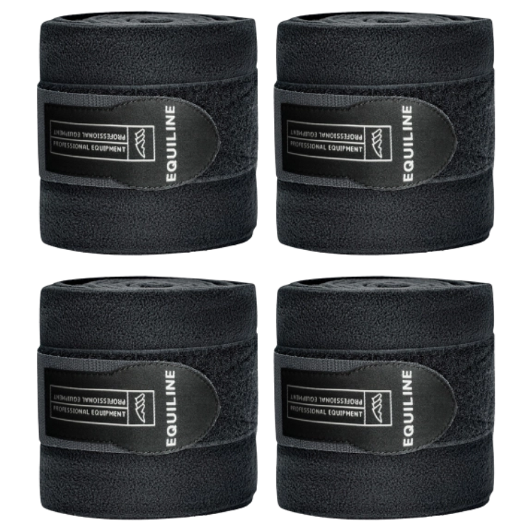 Bandes De Polo Equiline 4m Noir