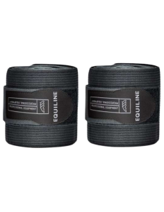 Bandes De Travail Equiline Élastique Noir