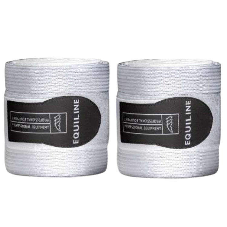 Bandes De Travail Equiline Élastique Blanc