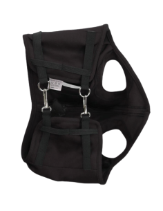 Fenwick Liquid Titanium Mask with Carabiners without Ears Black 2