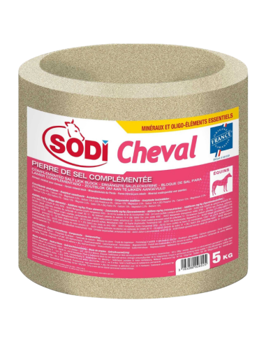 Bloc De Sel Sodi Cheval 5 kg