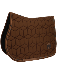 Tapis De Selle Equithème Hexalight Marron