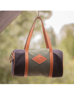 Sac Pénélope Canvas Bowl Vert/noir MM