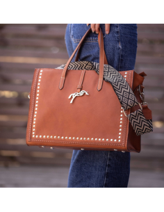 Sac À Main Pénélope Naily Romane Cognac