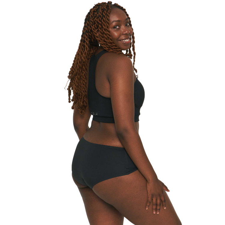 Shorty Menstruelle Smoon Amphitrite Noir