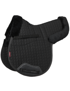 Tapis De Selle LeMieux Doublé Merino+ Noir/noir