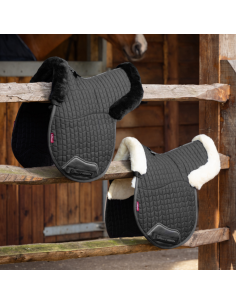 Tapis De Selle LeMieux Doublé Merino+ Noir/noir 2