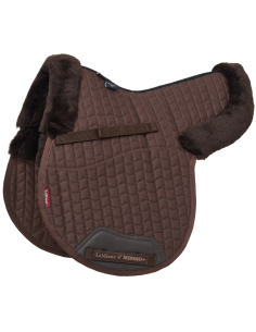 Tapis De Selle LeMieux Doublé Merino+ Noir/noir 2