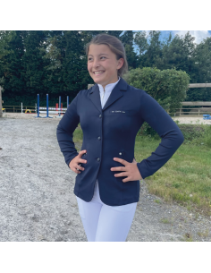 Veste De Concours Jump'In Junior Charlotte Marine