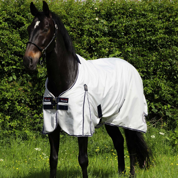Couverture d'écurie pour cheval coton Premier Equine Barrasso - black - 183 cm - Sport