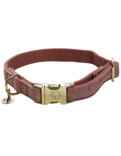 Collier Pour Chien Kentucky Velvet Vieux rose