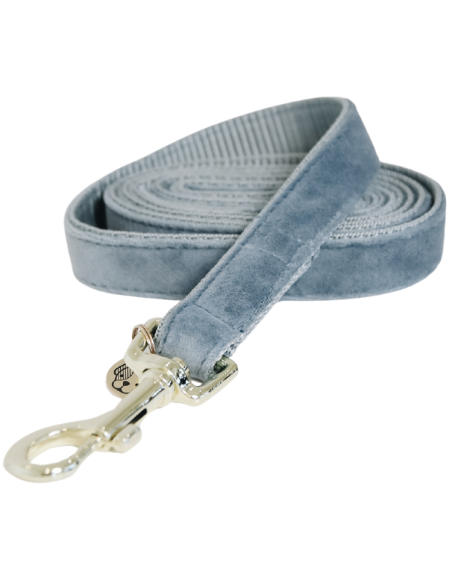 Laisse Kentucky Velvet 120cm Bleu clair