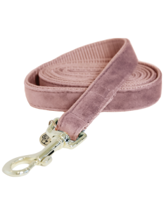 Laisse Kentucky Velvet 120cm Vieux rose