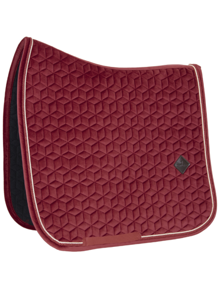 Tapis De Selle Kentucky Velvet Dressage Bordeaux