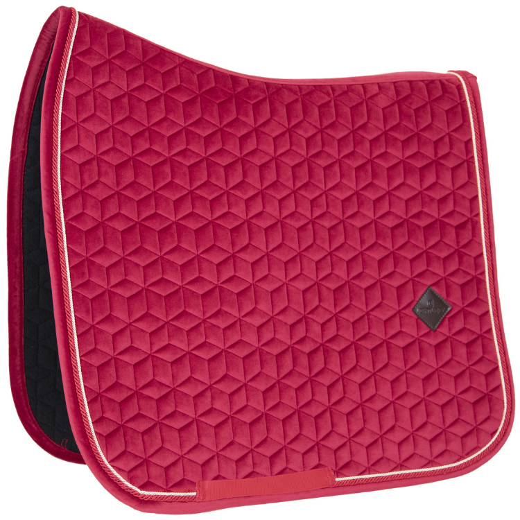 Tapis de Selle Kentucky Velvet Dressage Fuschia