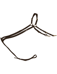 Collier De Chasse Dy'on À Pont Tressée Noir 2