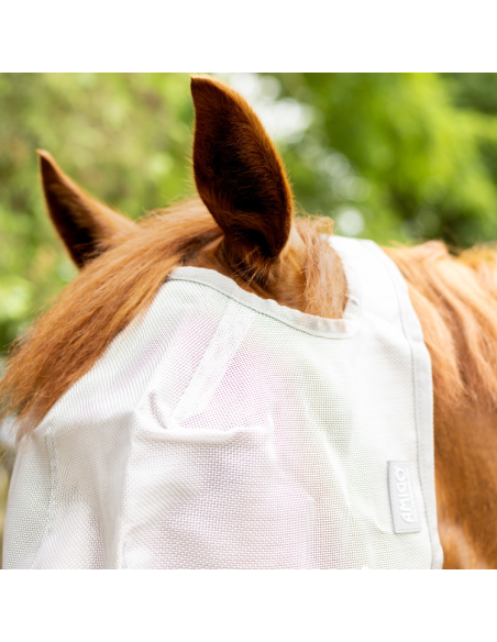 Masque Anti-Mouches Horseware Amigo Argent/gris/argent
