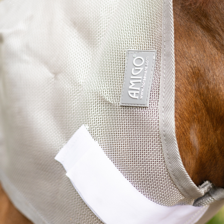 Masque Anti-Mouches Horseware Amigo Argent/gris/argent
