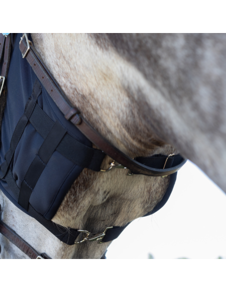 Masque Fenwick Titane Liquide À Mousquetons Avec Oreilles Noir