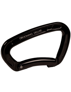 Mousqueton Grooming Deluxe Aluminium Noir