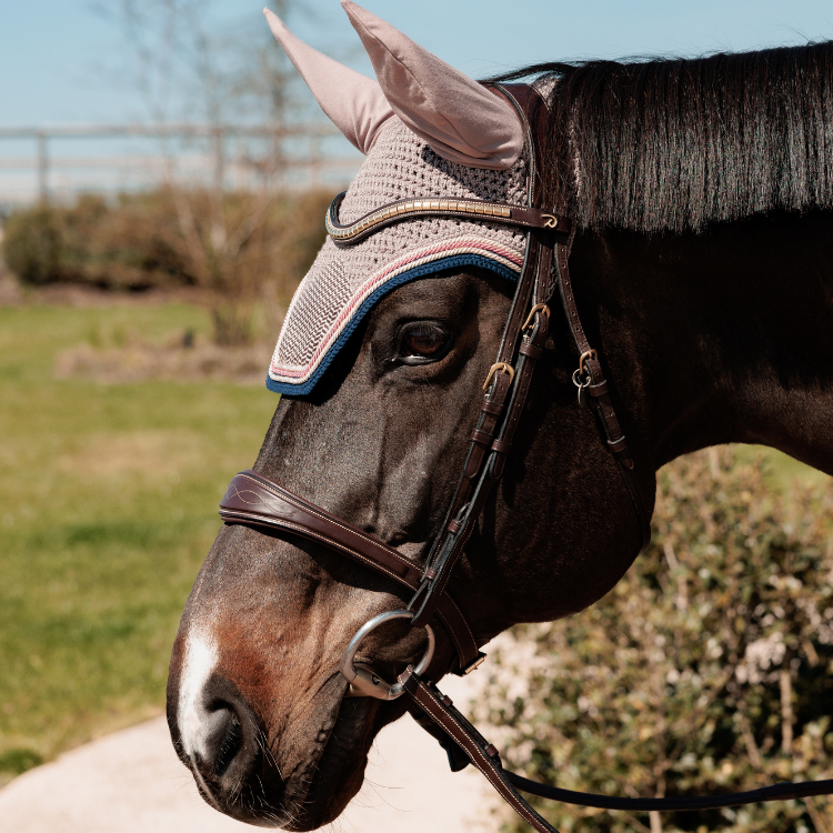 Bonnet Anti-mouches Kentuckt Wellington Pied De Poule Bordeaux/marine