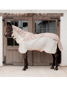 Kentucky Waterproof Combo Fly Rug Comfort Beige/orange 2