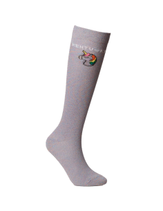 Kentucky Glitter Unicorn Socks Set Of 3 White 2