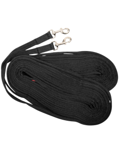 Long Imperial Reins Riding Free Ride Black