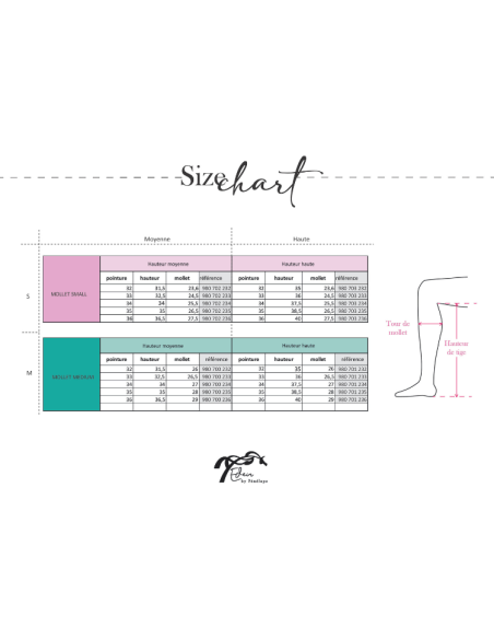 Bottes Eden By Pénélope Softy Guide des tailles