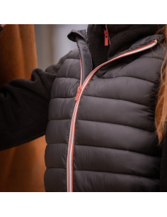 Doudoune Sans Manches Paddock Macaron Noir 2