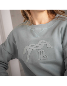 Sweat Pénélope Bianca Vert sauge 2