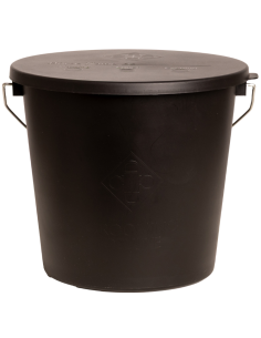 Seau Grooming Deluxe Avec Couvercle Noir