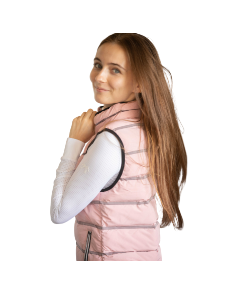 Doudoune Sans Manche Pénélope Anouck Rose