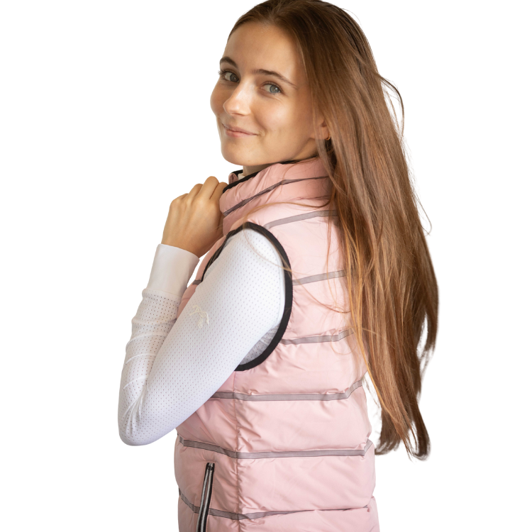 Doudoune Sans Manche Pénélope Anouck Rose