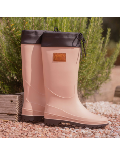 Bottes Pénélope Jessica Rose poudré